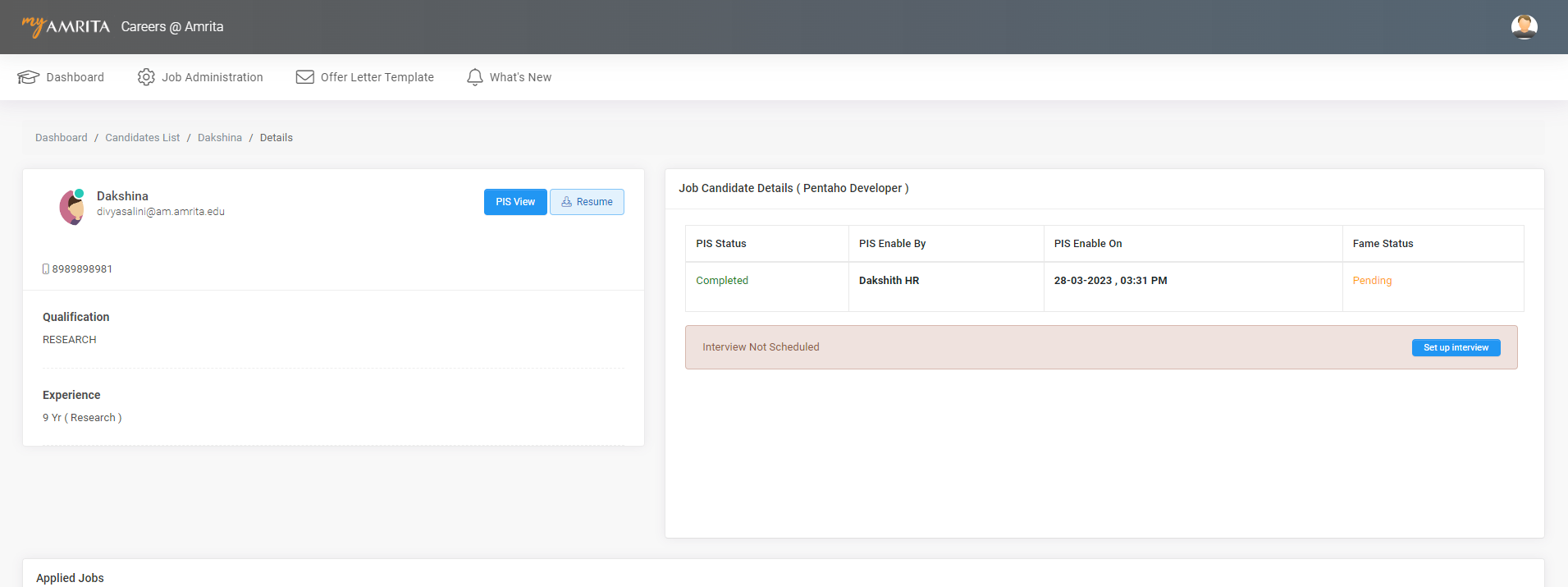 Setup interview2-46e368e7-bb60-4010-ad13-3aa666cf3439